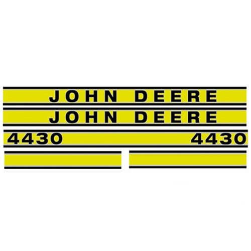 164907 | Tractor Decal Set | Hood | John Deere 4430 | Yellow | John Deere 4430 |  | JD419