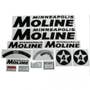 102792 | Tractor Decal Set | Minneapolis Moline 4 Star | Black | Mylar | Minneapolis Moline 4 Star | 102792 | Tractor Decal Set | Minneapolis Moline 4 Star | Black | Mylar | Minneapolis Moline 4 Star |
