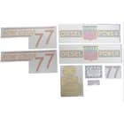 102817 | Tractor Decal Set | Oliver 77 Row Crop Diesel | Red | Vinyl | Oliver 77 |