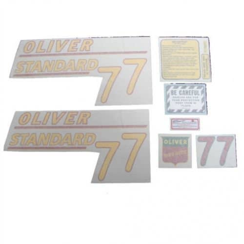102818 | Tractor Decal Set | Oliver 77 Standard | Yellow | Vinyl | Oliver 77 |