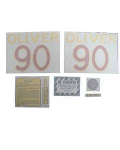 102805 | Tractor Decal Set | Oliver 90 | Vinyl | Oliver 90 |