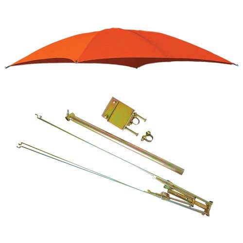 161183 | Tractor Umbrella Assy for ROPS Mounts | 54" 10 oz. Duck Canvas - Orange |