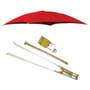 161184 | Tractor Umbrella Assy for ROPS Mounts | 54" 10 oz. Duck Canvas - Red | 161184 | Tractor Umbrella Assy for ROPS Mounts | 54" 10 oz. Duck Canvas - Red |