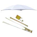 161185 | Tractor Umbrella Assy for ROPS Mounts | 54" 10 oz. Duck Canvas - White |