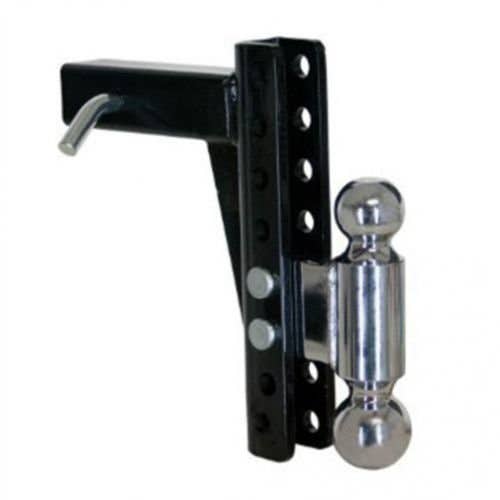 156970 | Trailer Adjustable Dual Ball Hitch | 2" | 2-1/2" | 8" Drop or Rise |