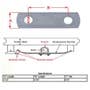 156996 | Trailer Axle Shackle Strap | 1-1/4" x 2-5/8" x 9-16" | 4 Pack | 156996 | Trailer Axle Shackle Strap | 1-1/4" x 2-5/8" x 9-16" | 4 Pack |