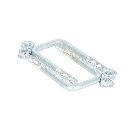 156979 | Trailer Axle Square U-Bolt w/Nuts | 2" x 5-1/4" x 1/2" | 2 Pack |