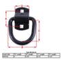 156977 | Trailer Bolt-on D-Ring | 1/2" - 4 | 000 lb. GTW | 156977 | Trailer Bolt-on D-Ring | 1/2" - 4 | 000 lb. GTW |