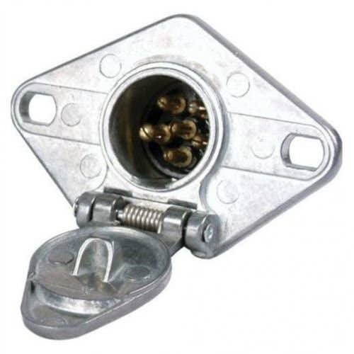 157152 | Trailer Connector | 6-Pole Round | Vehicle End |