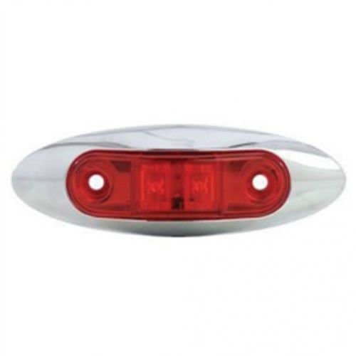 157112 | Trailer LED Marker and Clearance Light w/Bezel | Red | 2-3/4" x 3/4" |
