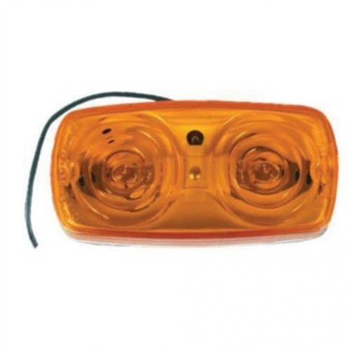 Trailer Marker and Clearance Light Double Bulls-Eye Amber fits Trailer & Towing Trailer Lighting Trailer Marker and Clearance Light Double Bulls-Eye Amber fits Trailer & Towing Trailer Lighting