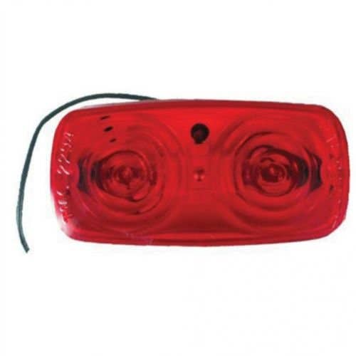 157170 | Trailer Marker and Clearance Light | Double Bulls-Eye | Red |