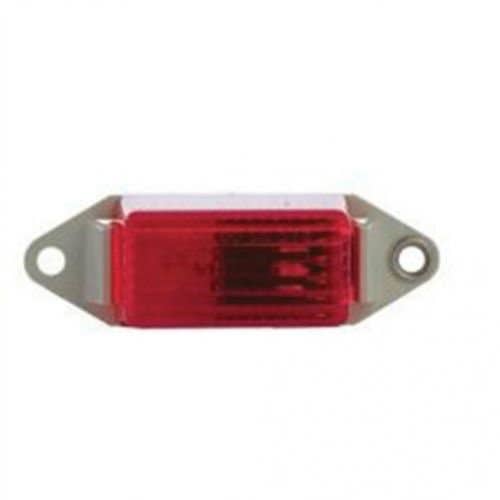 157168 | Trailer Marker and Clearance Light w/Mounting Base | Red | 3-1/4" x 1" |