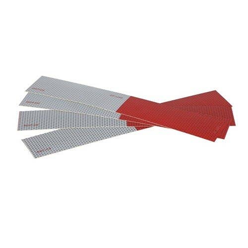 Trailer Marking Reflective Tape Red and Silver 12 Trailer Marking Reflective Tape Red and Silver 12