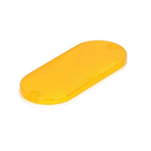 157132 | Trailer Reflector | Amber | Oval | 4-3/8" x 1-7/8" |