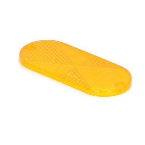 157132 | Trailer Reflector | Amber | Oval | 4-3/8" x 1-7/8" |