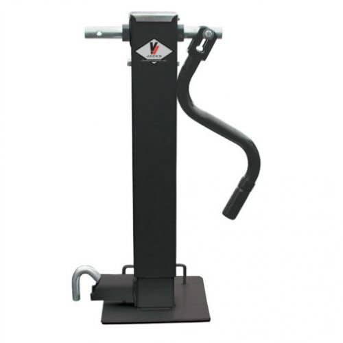 156991 | Trailer Side Wind Jack with Zerk Fitting | Heavy Duty - 12 | 000 lb. |