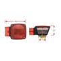 157124 | Trailer Tail Light | Left-Side | Red w/Stop and Turn indicator | 4-1/2" Square | 157124 | Trailer Tail Light | Left-Side | Red w/Stop and Turn indicator | 4-1/2" Square |