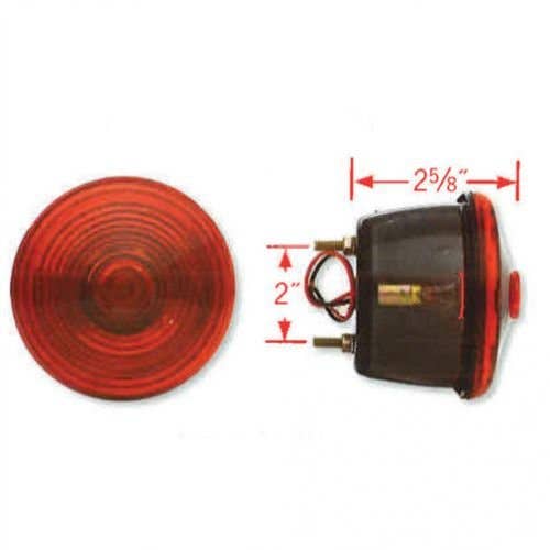 157121 | Trailer Tail Light | Red w/Turn and Brake Indicator | 3-3/4" Round |