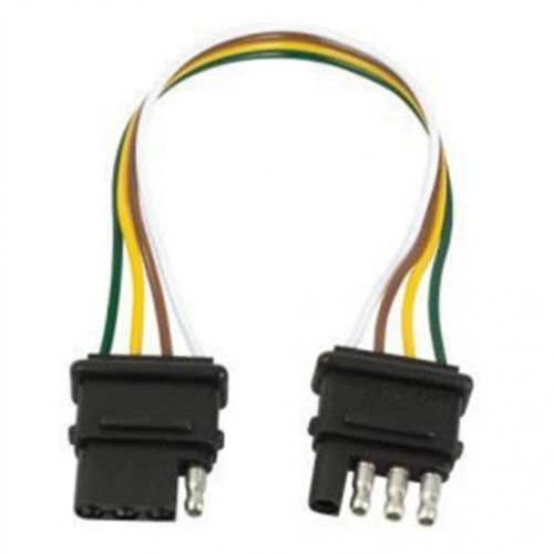 157160 | Trailer Wire Extension Loop w/Integrated Ground | 4-Pole Flat | 12" Length |