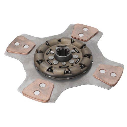 172620 | Transmission Disc | 11" | 4-Pad | Spring Loaded | International | Farmall | IH B275 B276 276 276 354 354 364 374 384 2300A 2350 2424 2424 2444 2444 3414 3414 3414 |  | 392076R92 | 3074827R91 | 3074827R91-RSS | 392076-R4B | 392076R91-R6B | 709639