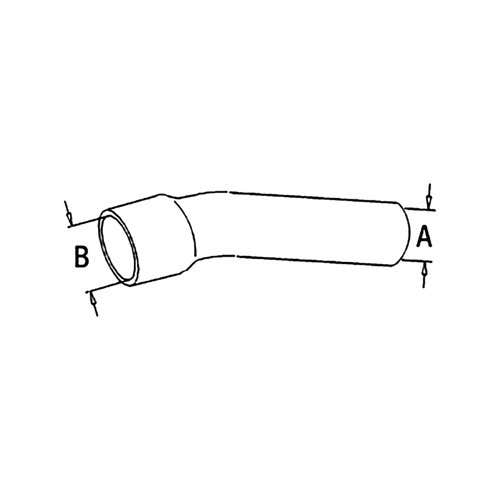 150810 | Upper Radiator Hose | John Deere 4520 4620 |  | R46521