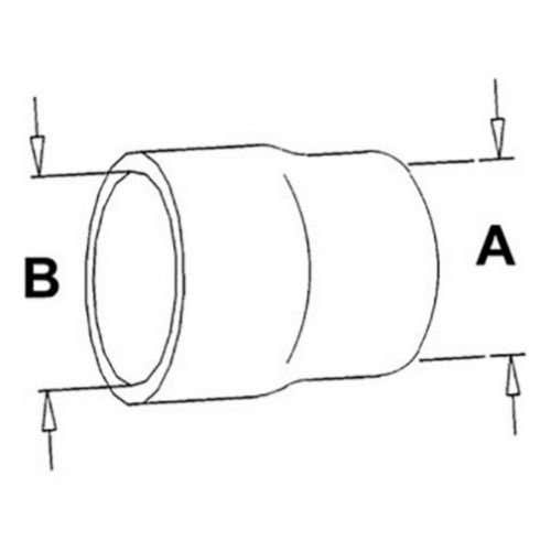150876 | Upper Radiator Hose | John Deere 6810 6910 8430 8440 8450 8960 8970 |  | R57388