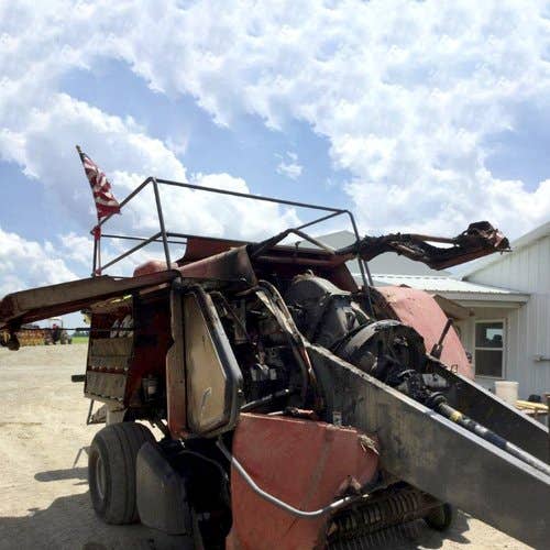 Used AGCO 7433 Baler parts.