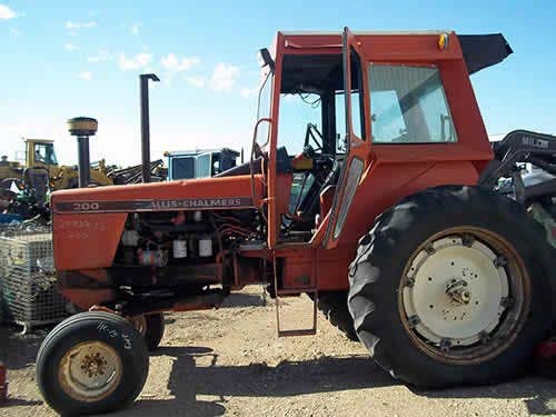 Used Allis Chalmers 200 Tractor parts.