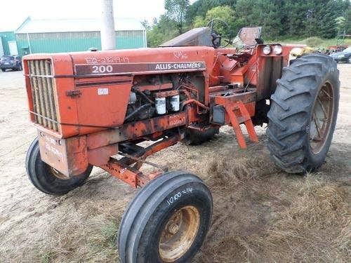 Used Allis Chalmers 200 Tractor Parts Used Allis Chalmers 200 Tractor Parts