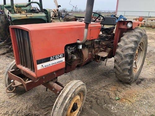 Used Allis Chalmers 6040 Tractor parts.
