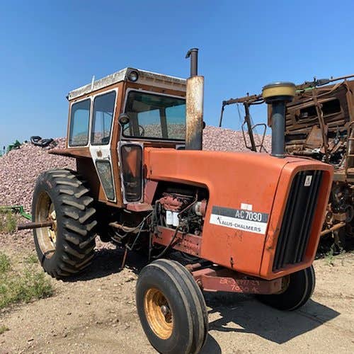 1974 Used Allis Chalmers 7030 Tractor parts.