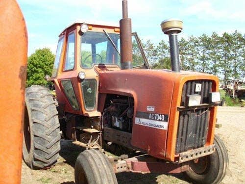 Used Allis Chalmers 7040 Tractor parts.