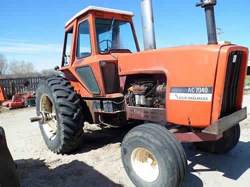 Used Allis Chalmers 7040 Tractor parts.