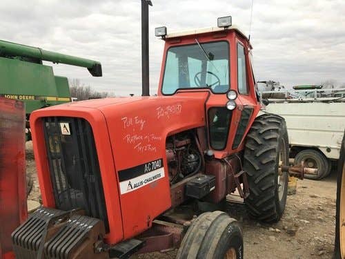 Used Allis Chalmers 7040 Tractor parts.