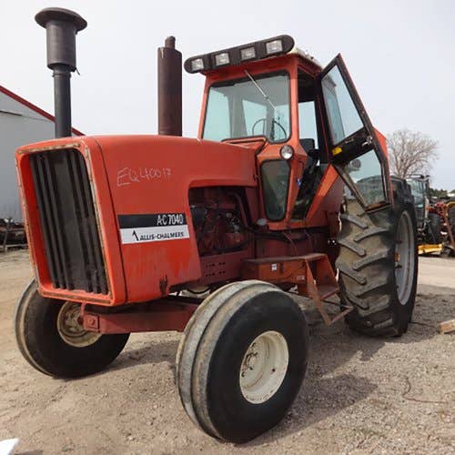 Used Allis Chalmers 7040 Tractor parts.