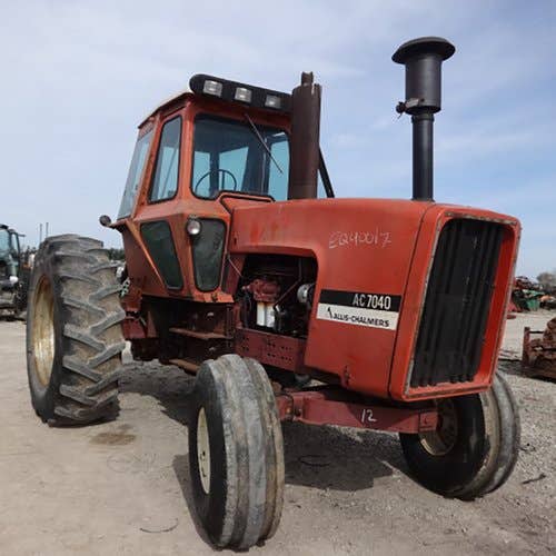 Used Allis Chalmers 7040 Tractor parts.
