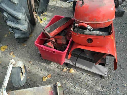 Used Allis Chalmers C Tractor parts.