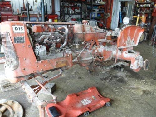 Used Allis Chalmers d15 Tractor parts.