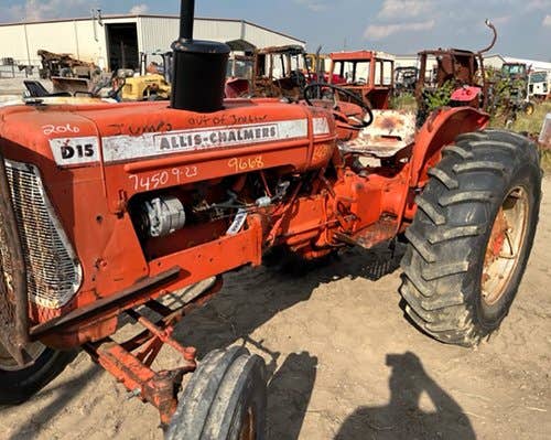 Used Allis Chalmers D15 Tractor parts.