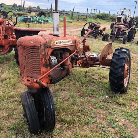 Used Allis Chalmers C Tractor parts.