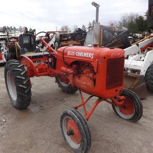 Used Allis Chalmers B Tractor parts.