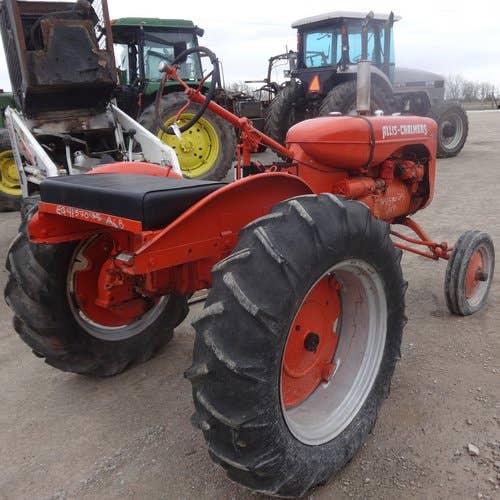 Used Allis Chalmers B Tractor parts.