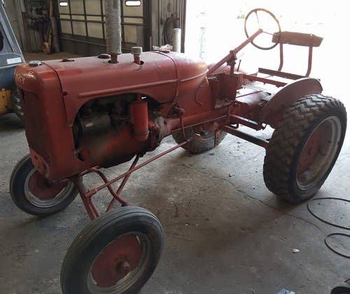 Used Allis Chalmers B Tractor parts.
