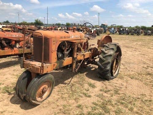 Used Allis Chalmers WD45 Tractor parts.