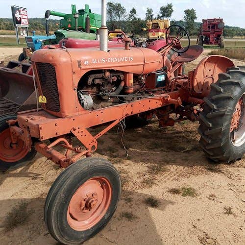 Used Allis Chalmers WD45 Tractor parts.