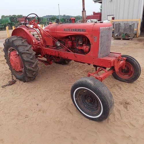 Used Allis Chalmers WD45 Tractor parts.