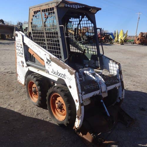 Used Bobcat 553 Skid Steer Loader parts.