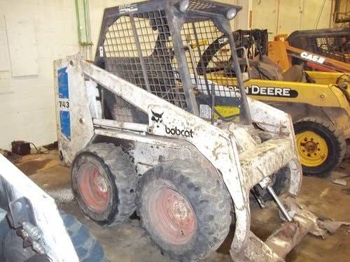 Used Bobcat 743 Skid Steer Loader parts.
