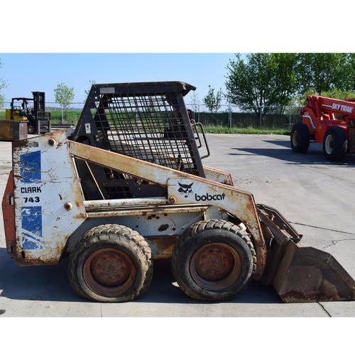 Used Bobcat 743 Skid Steer Loader parts.